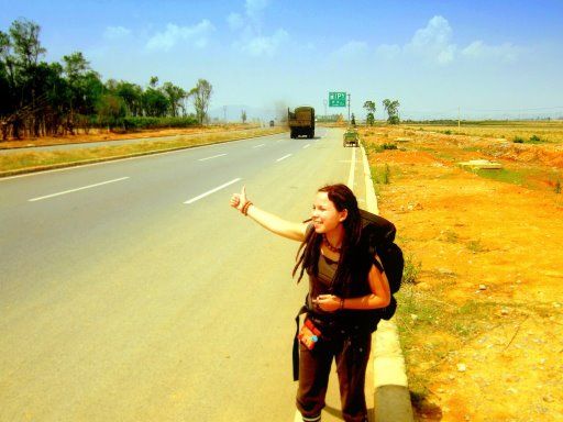 Hitchhiking in China is for the more advanced