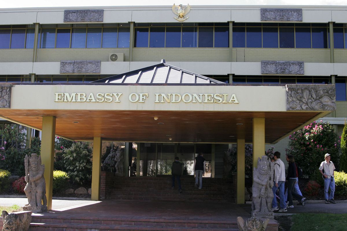 Indonesian embassy in Canberra, Australia