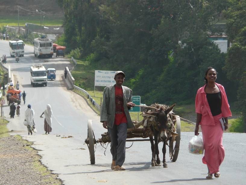 Waiting for the right lift, South of Addis Ababa, Ethiopia.