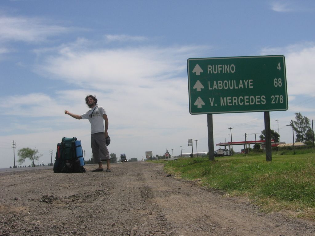 SAn hitchhiking in Argentina