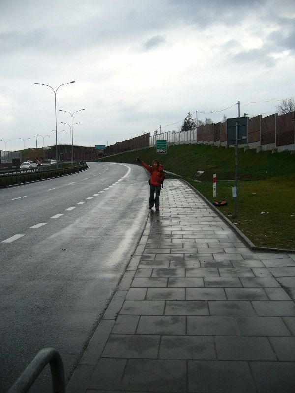 Hitchhiker in Kraków