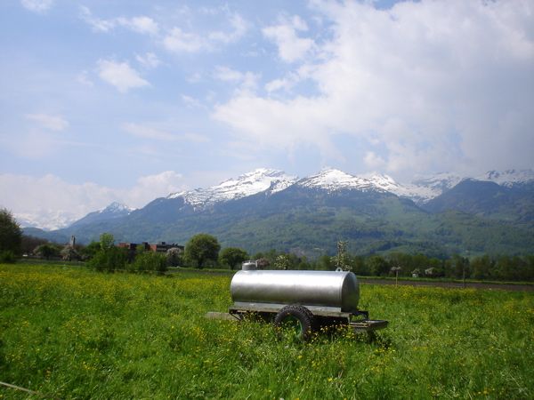 A typical scene in Liechtenstein