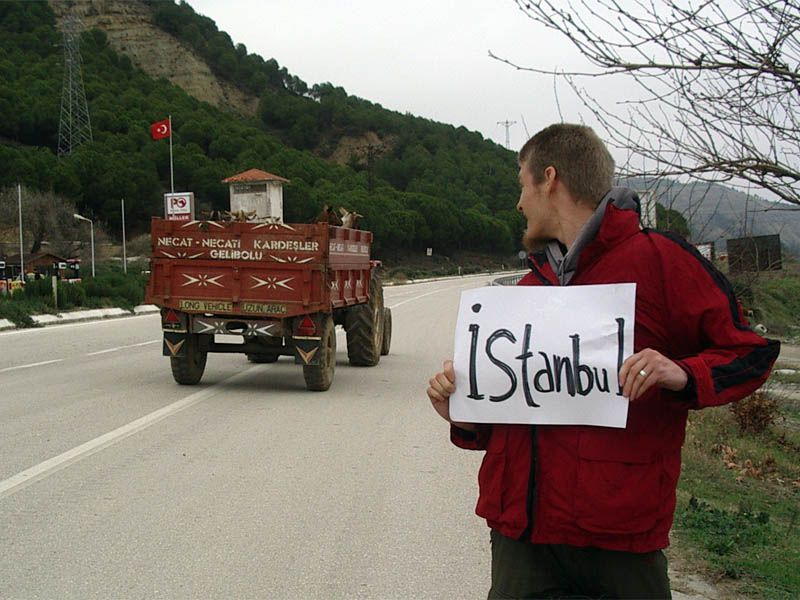 Mikeeg555 hitching in Turkey