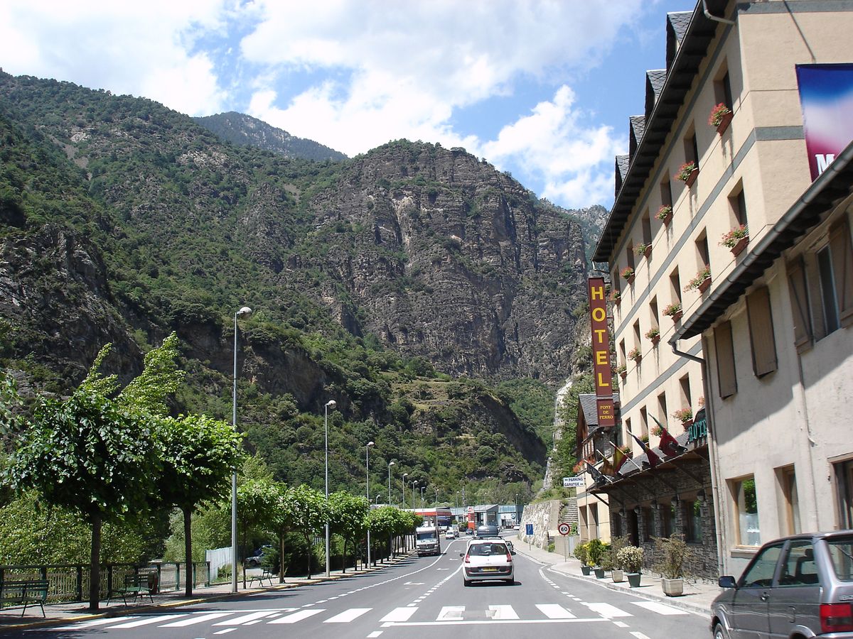 Street in Andorra.