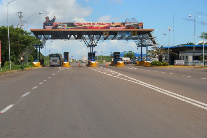 A toll road in Venezuela
