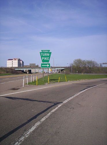 On-ramp in Pittsburgh, Pennsylvania.